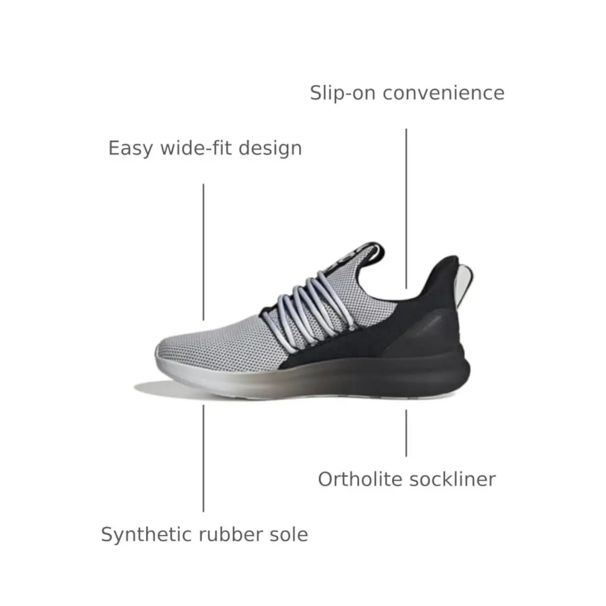 Adidas shoes - adidas Lite Racer Adapt - Lite Racer Adapt - Grey/Black 2