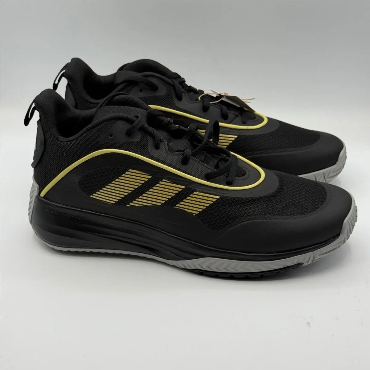Adidas Ownthegame 3.0 Shoes Mens Size 12 Black Gold Basketball IF4566