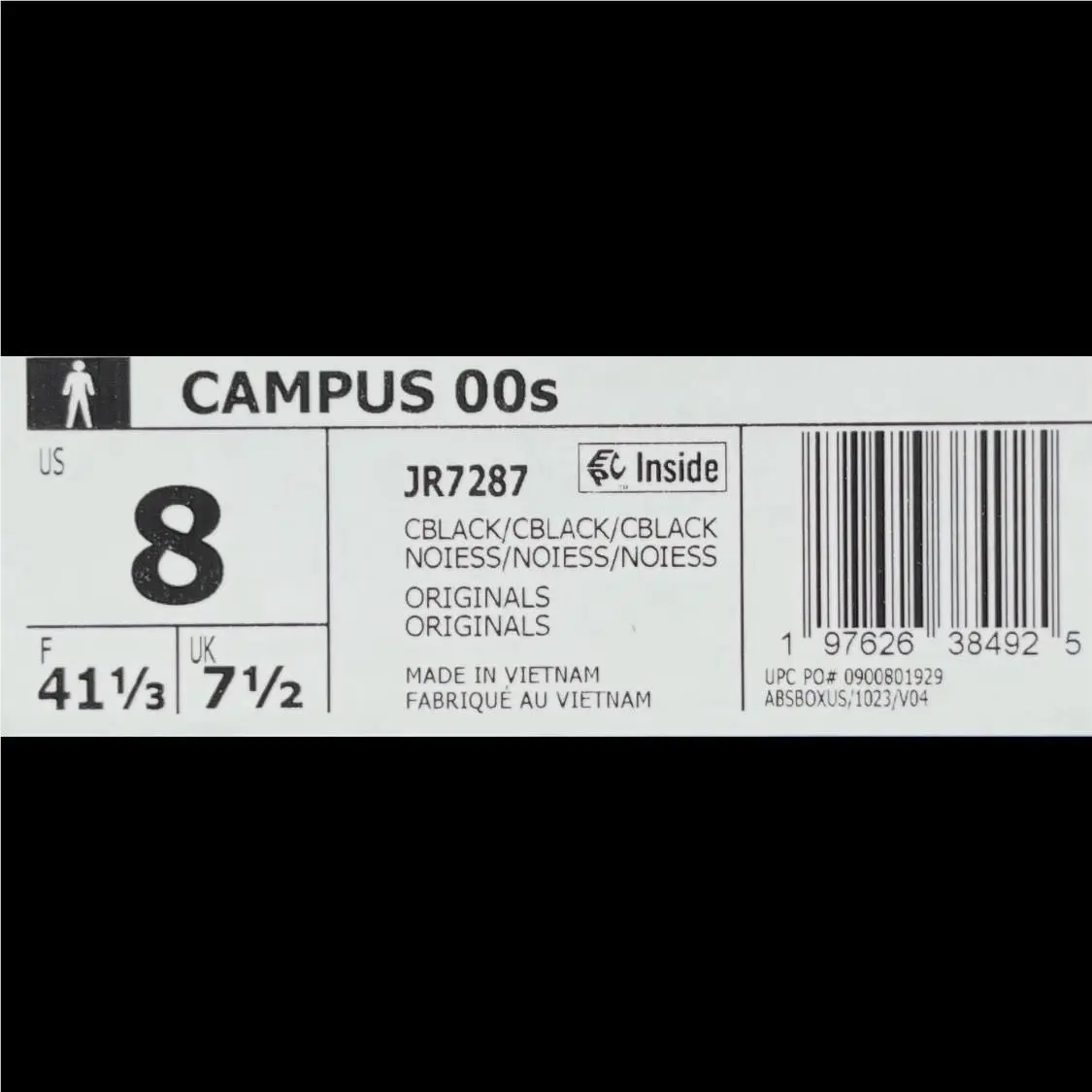 Adidas shoes - adidas Campus - Campus - JR7287 - Black 8
