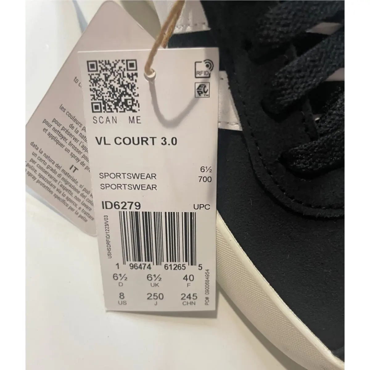 Adidas shoes - VL Court 3.0 - Court - Black 5