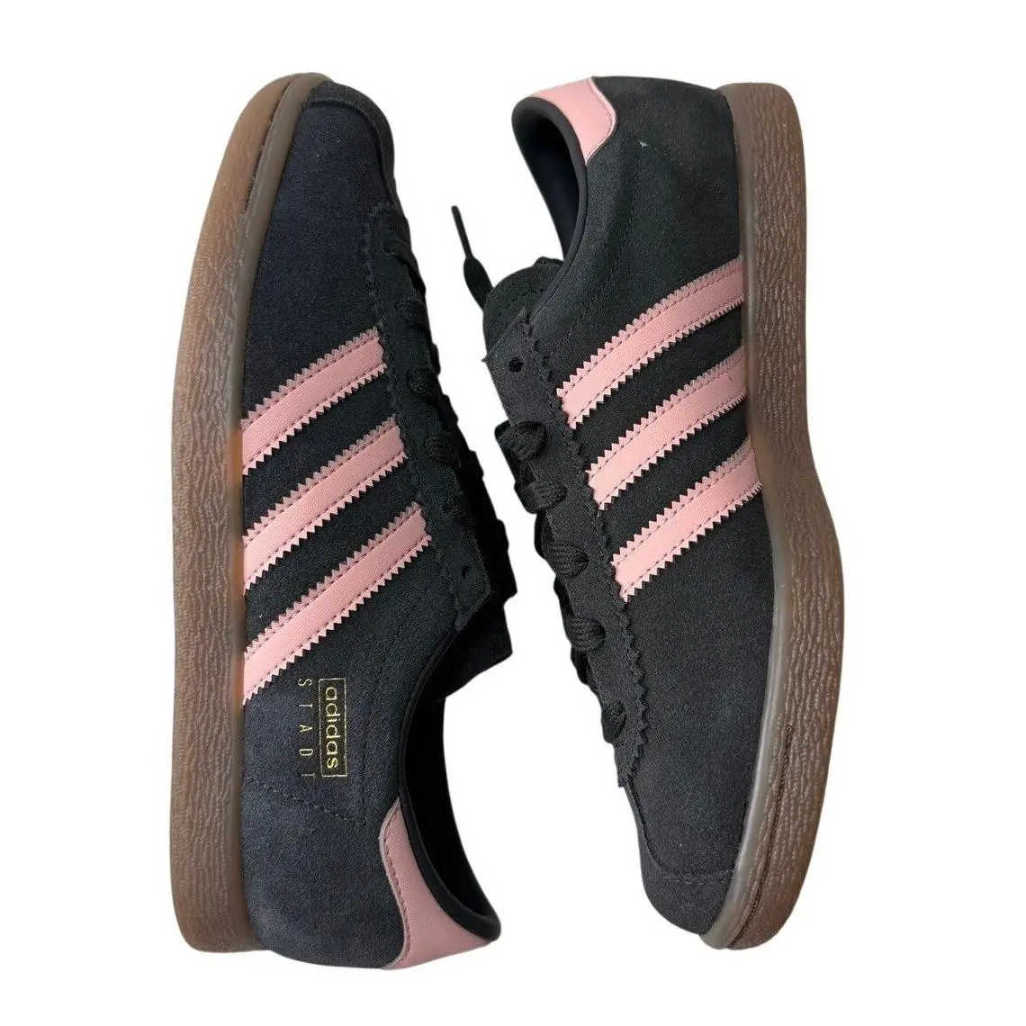 Adidas Stadt Carbon Wonder Mauve Suede Gum Sole Sneakers JQ9018 Womens 7