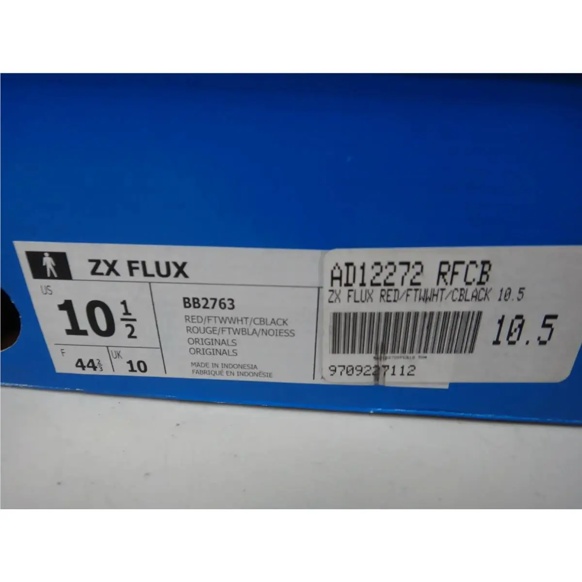 Adidas shoes - adidas ZX Flux - Flux - BB2763 - Red 1