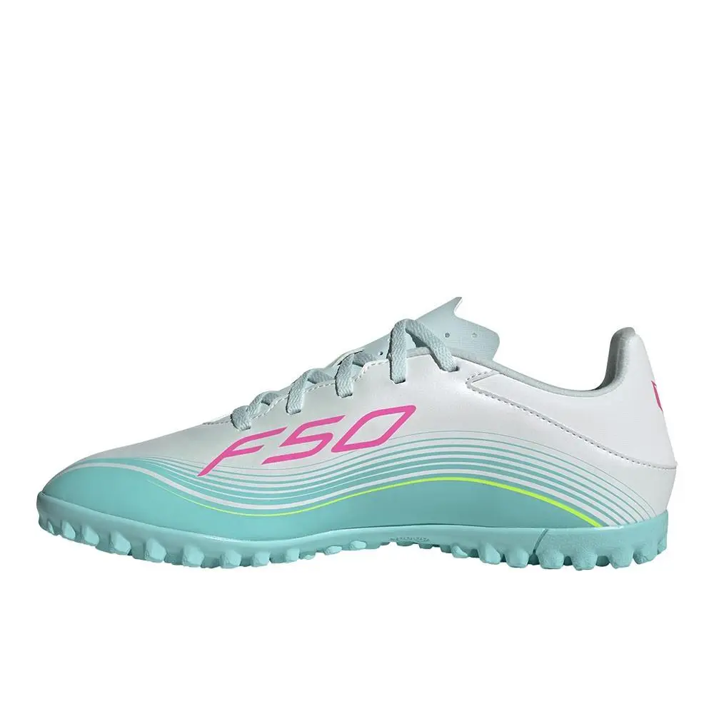 Adidas shoes - adidas F50 Messi Club Turf Soccer Cleats - JQ0947 - White (UPC: 198321737788) 1