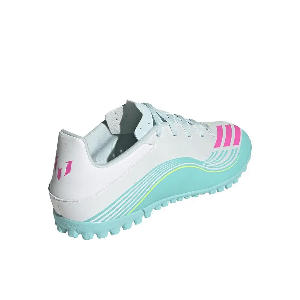 Adidas shoes - adidas F50 Messi Club Turf Soccer Cleats - JQ0947 - White (UPC: 198321737788) 4