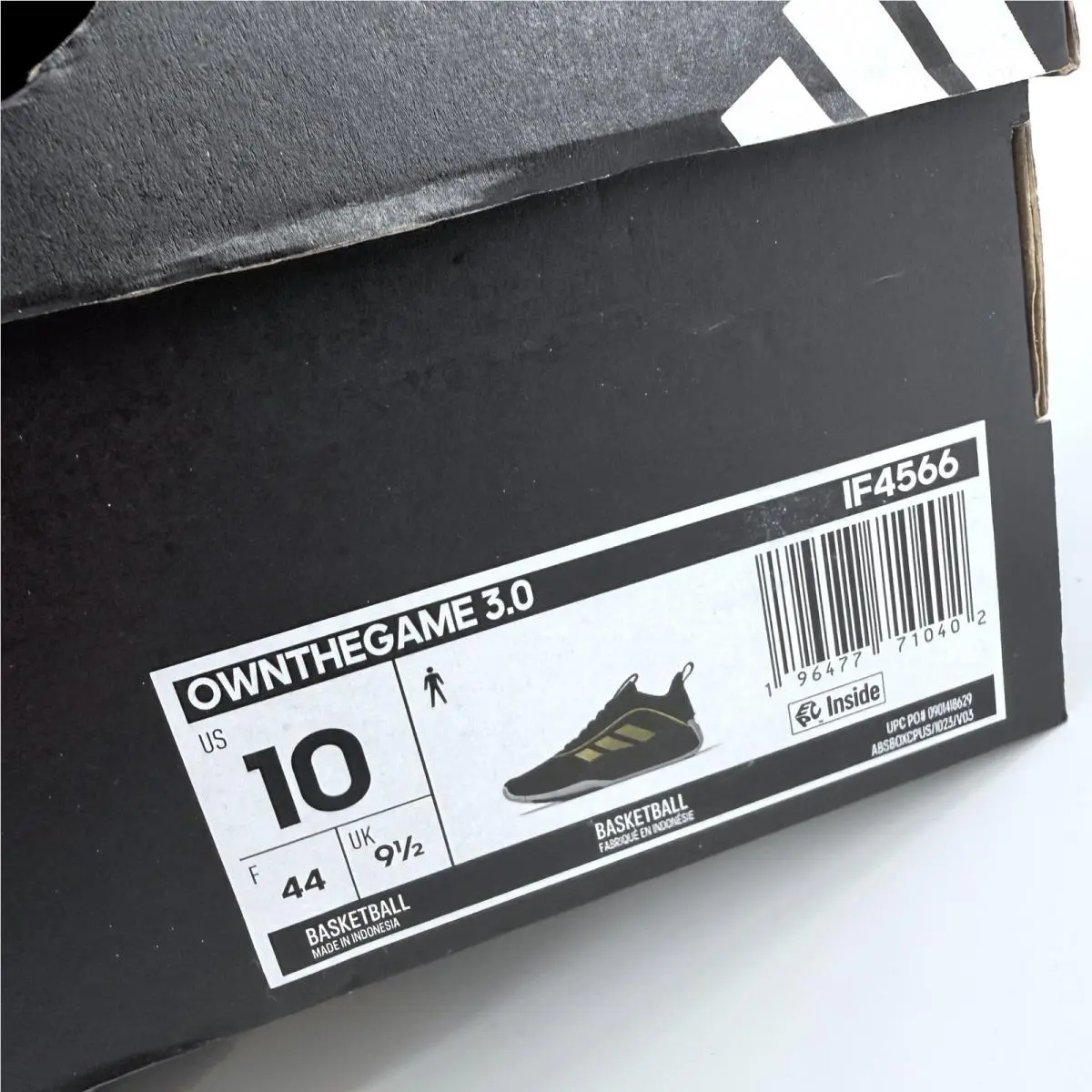 Adidas shoes - OwnTheGame 3.0 - OwnTheGame - Black 0