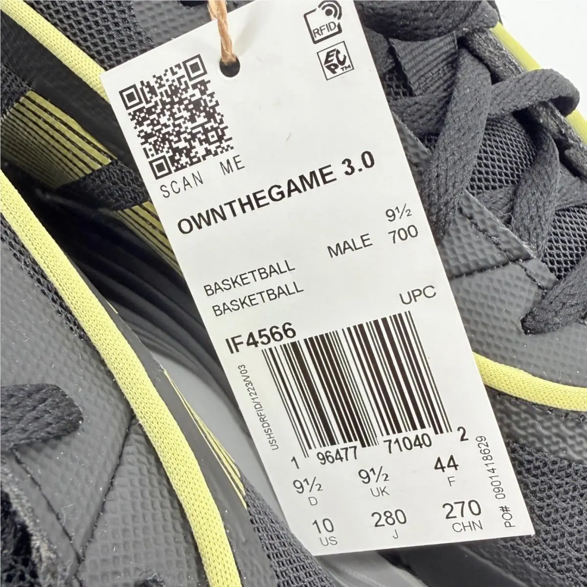 Adidas shoes - OwnTheGame 3.0 - OwnTheGame - Black 2