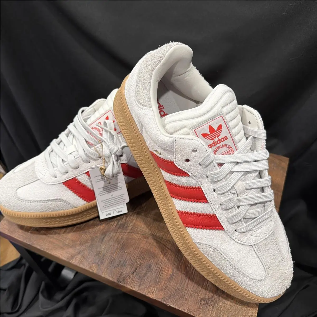 Adidas shoes - adidas Samba - Samba - JS3826 - Gray, Manufacturer: Grey One/Better Scarlet/Gum 0