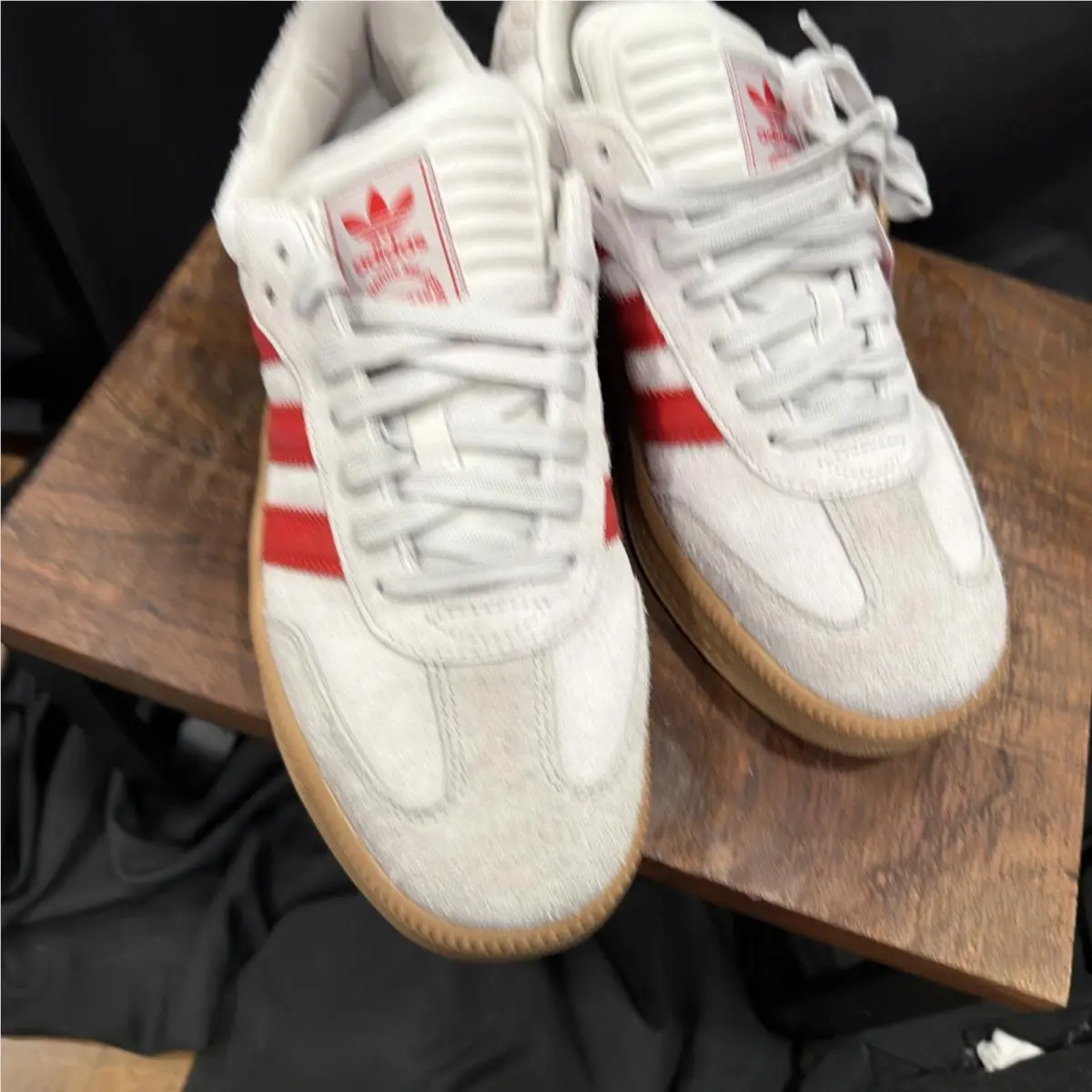 Adidas shoes - adidas Samba - Samba - JS3826 - Gray, Manufacturer: Grey One/Better Scarlet/Gum 2