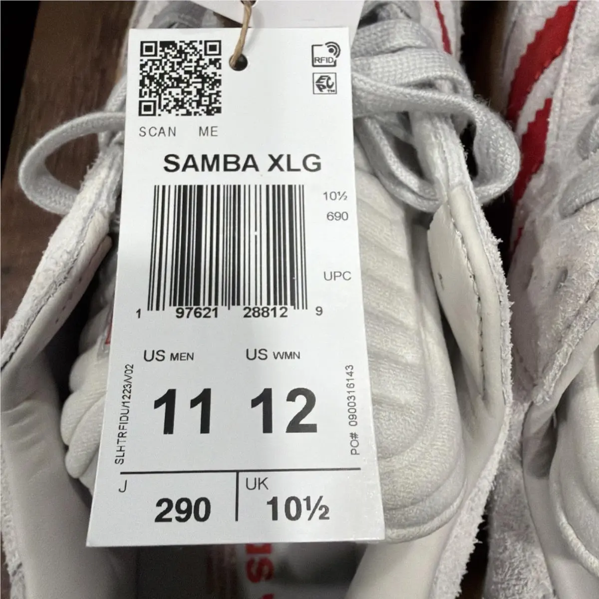Adidas shoes - adidas Samba - Samba - JS3826 - Gray, Manufacturer: Grey One/Better Scarlet/Gum 4