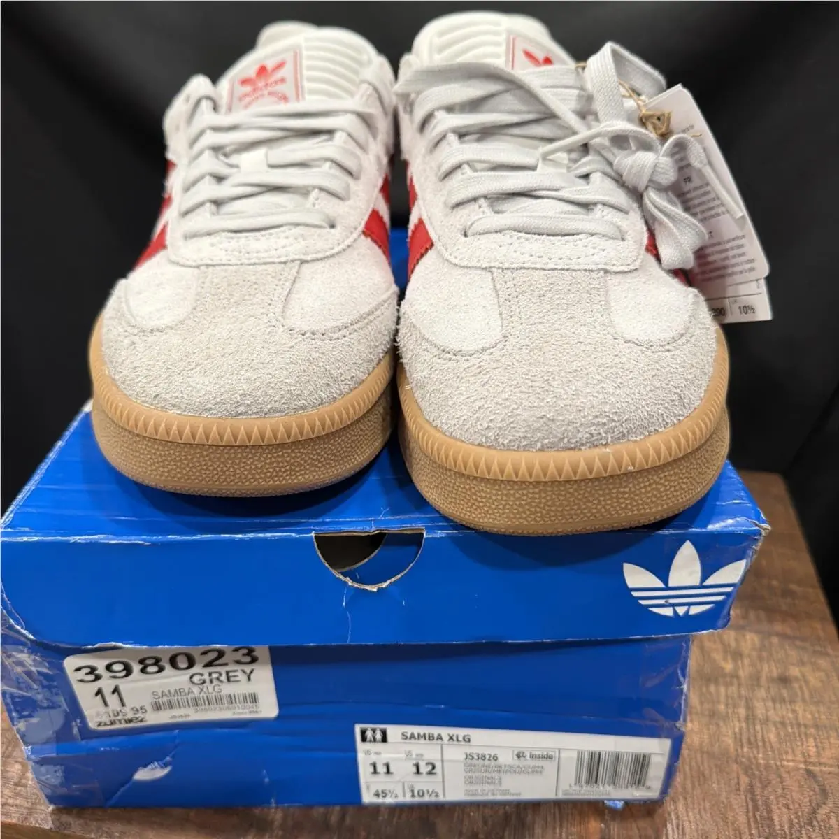 Adidas shoes - adidas Samba - Samba - JS3826 - Gray, Manufacturer: Grey One/Better Scarlet/Gum 5