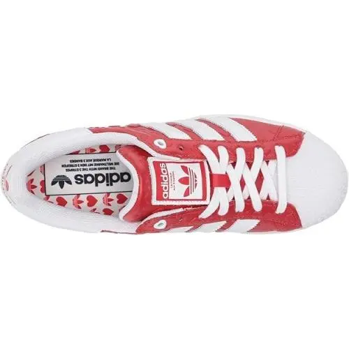 Adidas shoes - Superstar Bold W; Style Code FZ1836 - FZ1836 - Red/White (UPC: 194812865701) 2