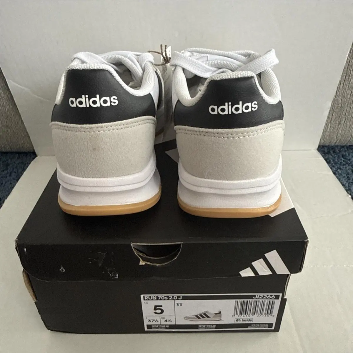 Adidas shoes - Run 70s 2.0 J - Run - JI2266 - White (UPC: 197615071393) 2