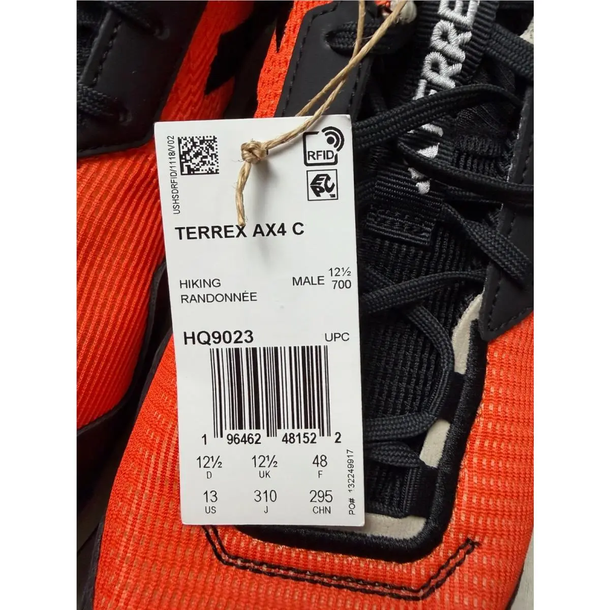 Adidas shoes - adidas TERREX AX4 - TERREX - HQ9023 - Orange 1