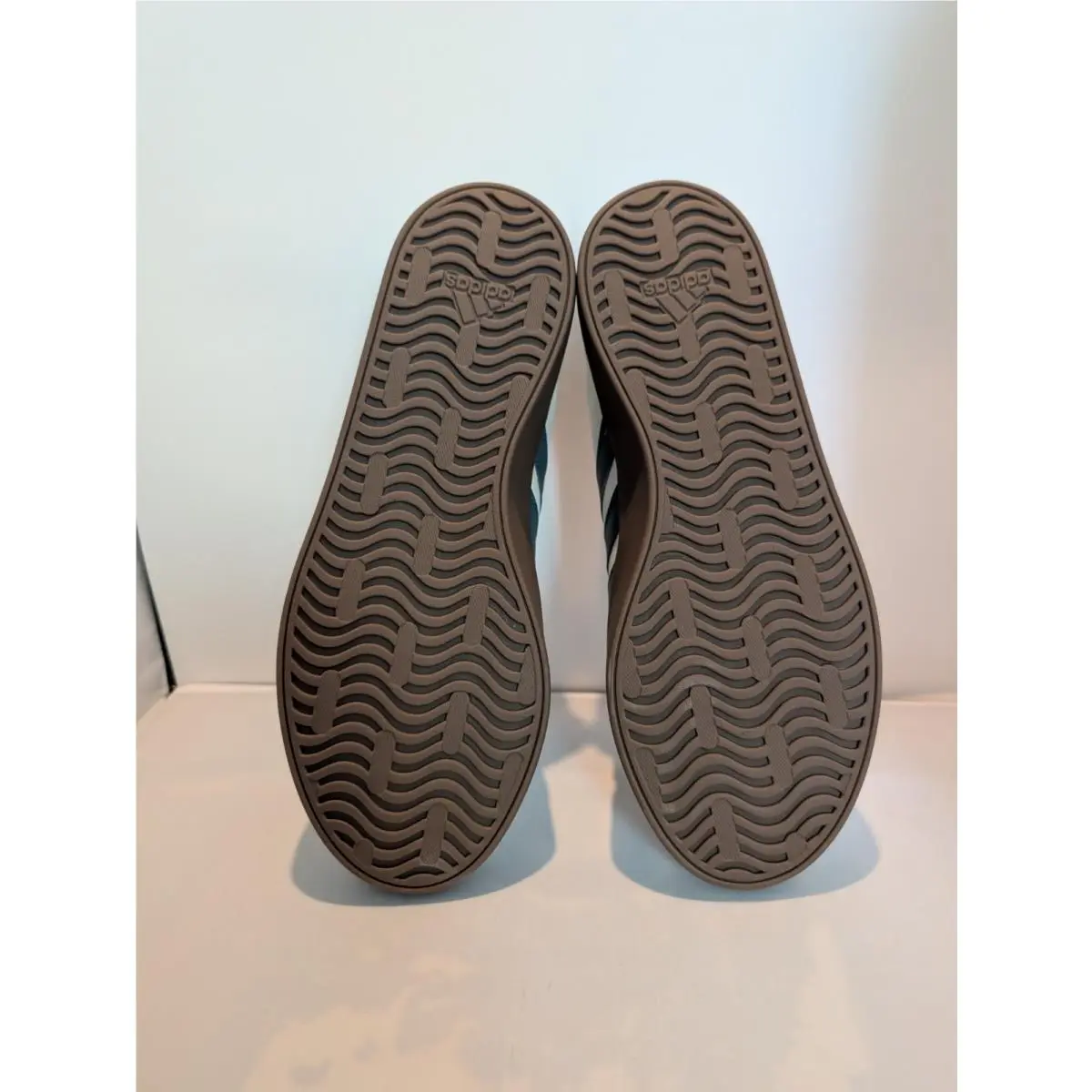 Adidas shoes - adidas Vl Court - Court - White, Green, Brown 3