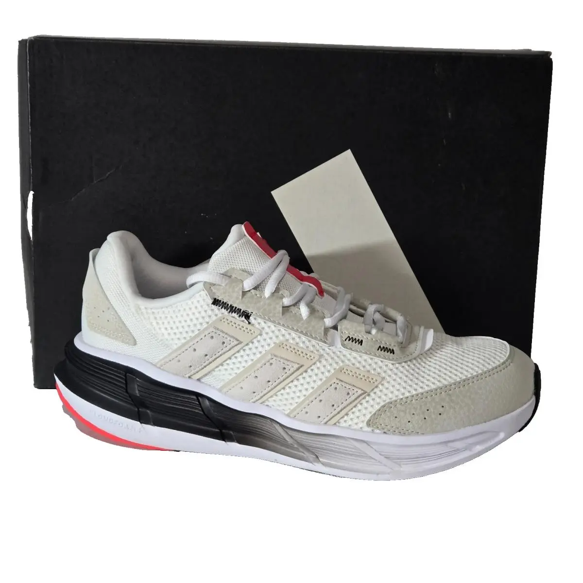 Adidas Men`s Sneakers Running Shoes Trainers Size 8.5 White Alumina Astrastar
