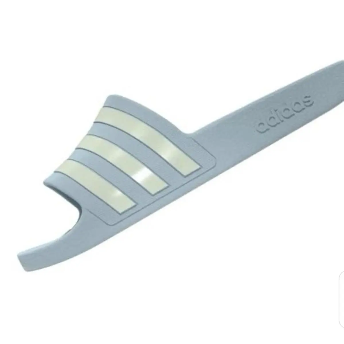 Adidas shoes - adidas Adilette - Adilette - Zero Met/Zero Met/Glow Blue 4