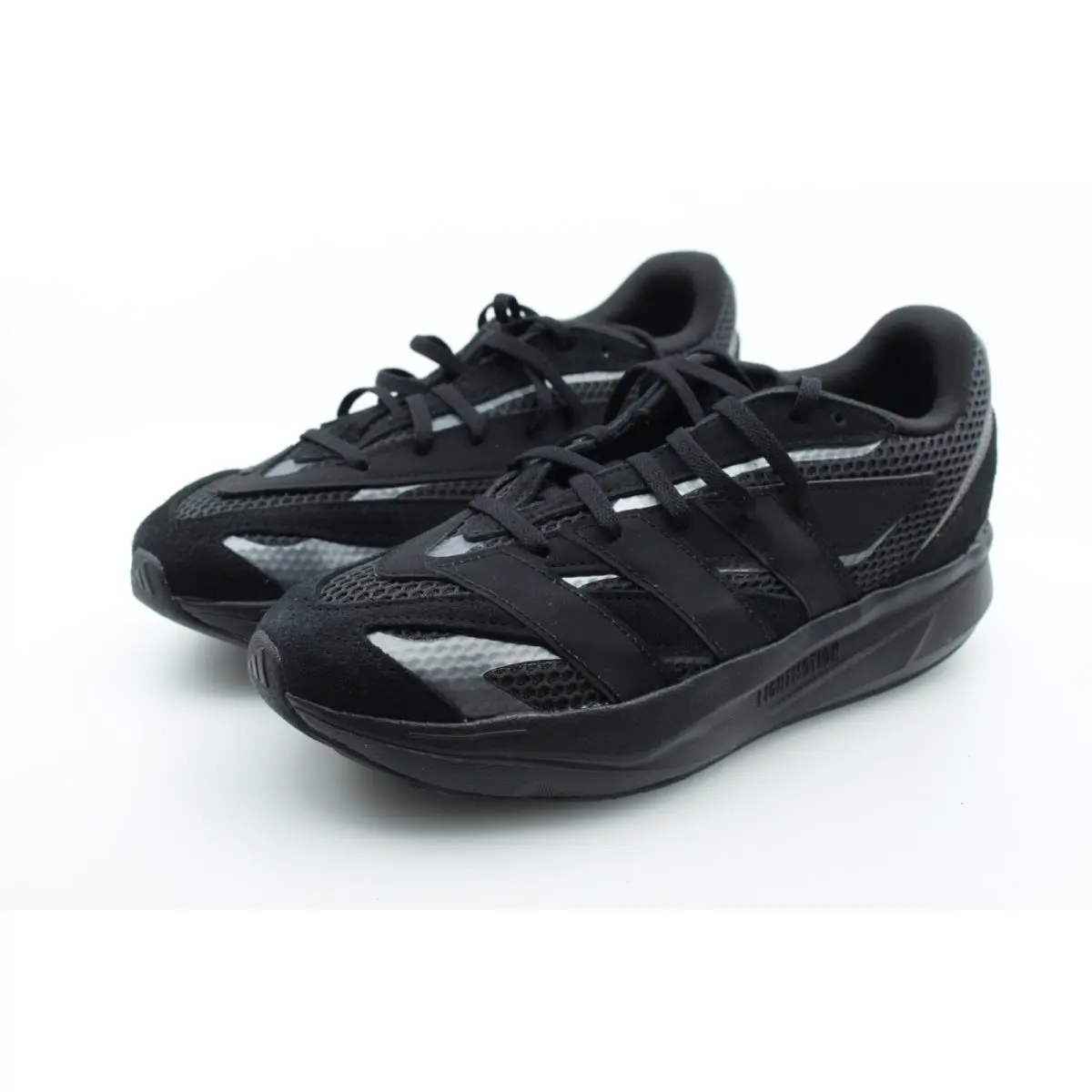 Adidas Lightblaze J Sneakers Black SZ 6 JQ4757