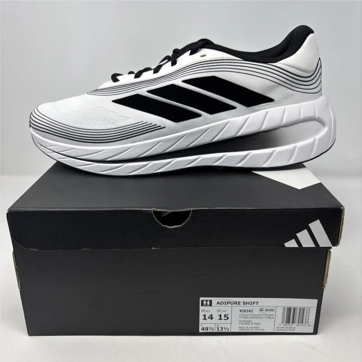 Adidas Adipure Shift Men-sz 14 Women’s 15-Athletic Sneaker Running Trainers New