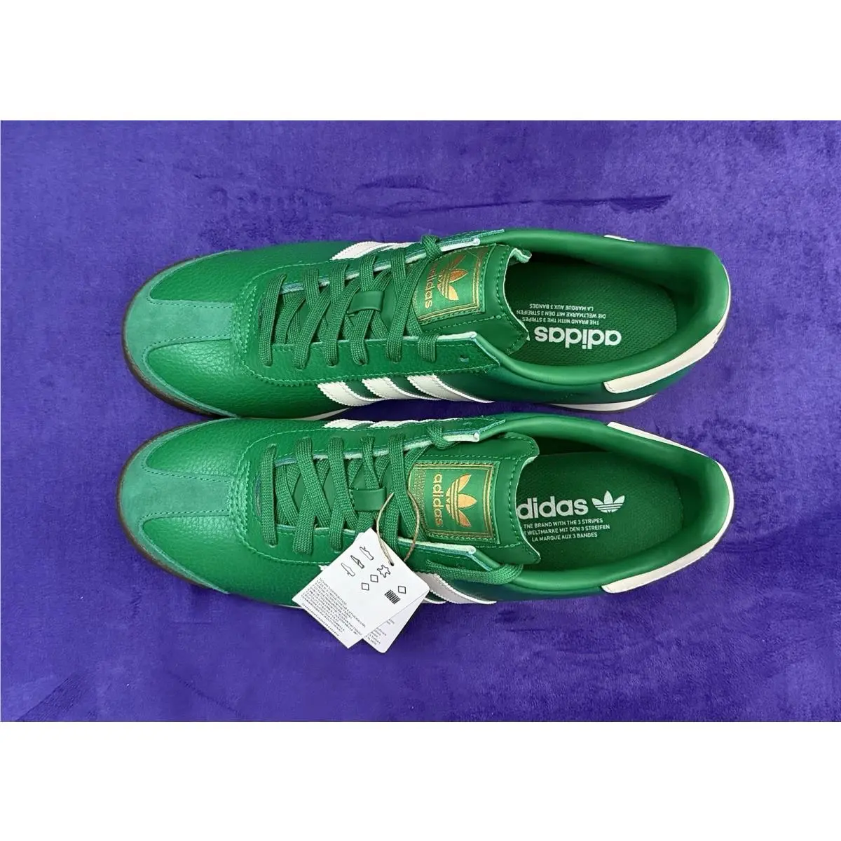 Adidas shoes - adidas Samoa - Samoa - Jq048 - Green/White/Gum Sole 3