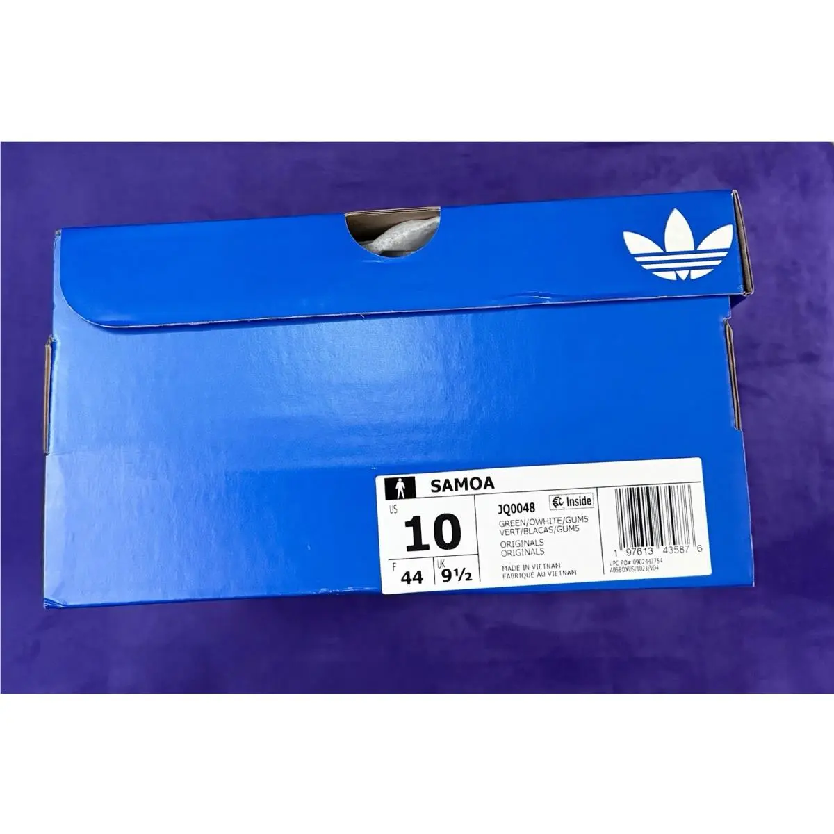 Adidas shoes - adidas Samoa - Samoa - Jq048 - Green/White/Gum Sole 7