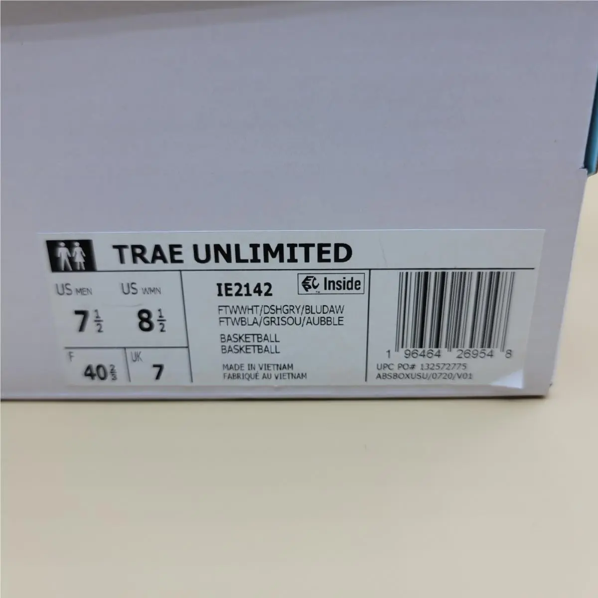 Adidas shoes - Adidas Trae - Trae - IE2142 - White (UPC: 196464269548) 0