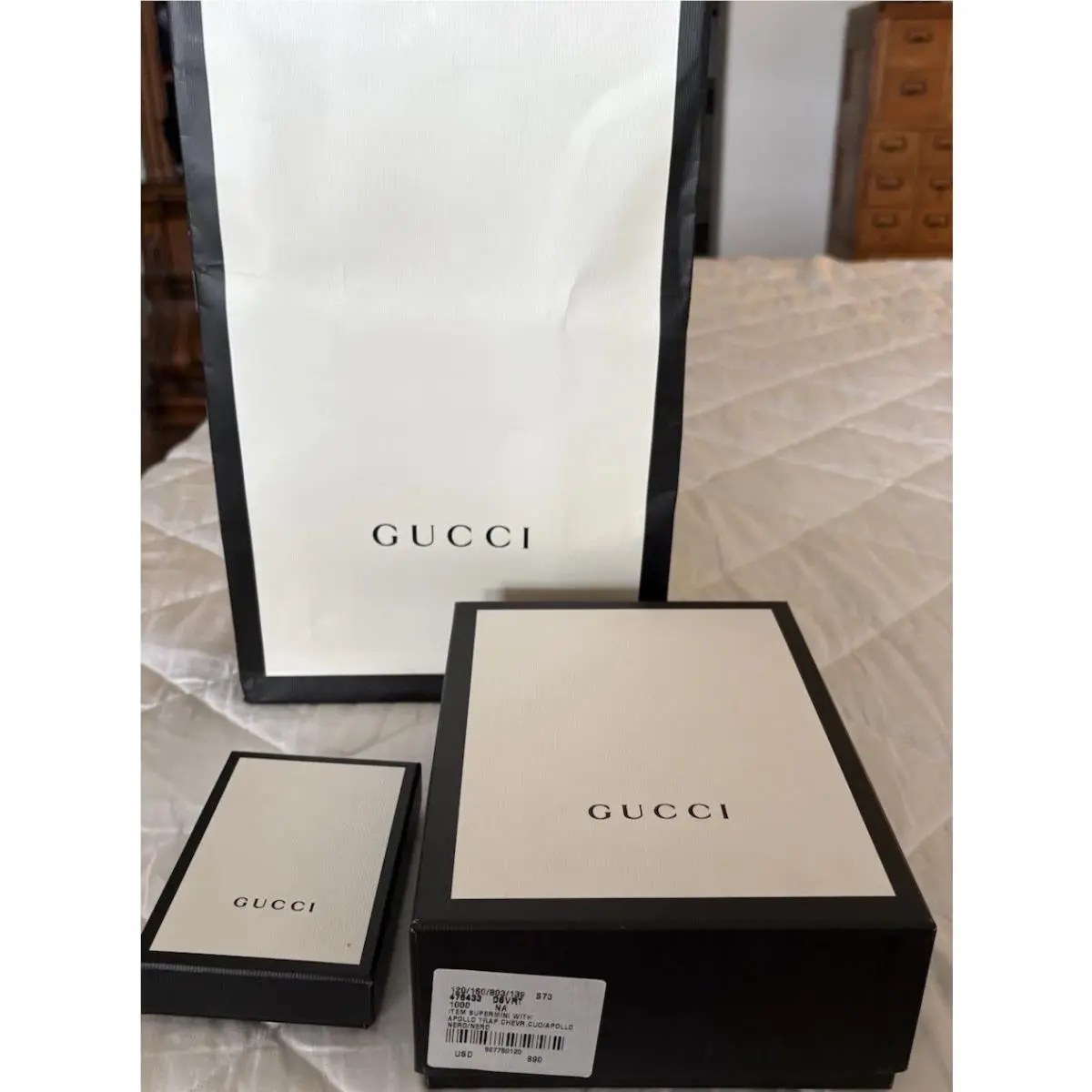 Gucci Marmont Mini Matching Card Holder in Boxes with Dust Covers