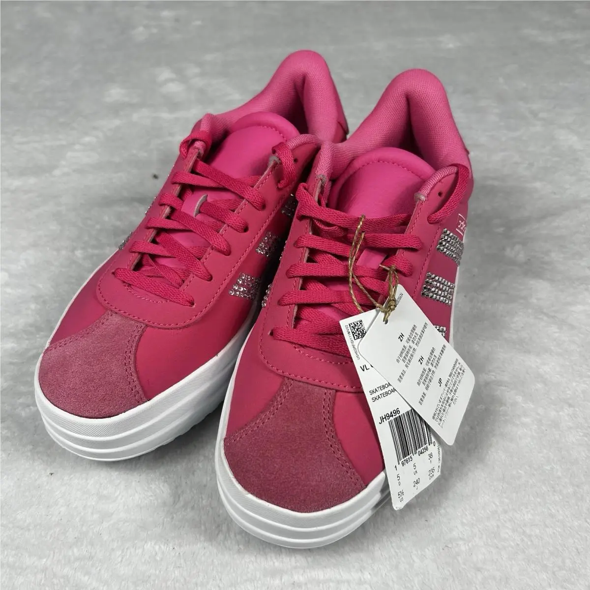 Adidas shoes - adidas Vl Court - Court - Pink (UPC: 0197615042560) 3