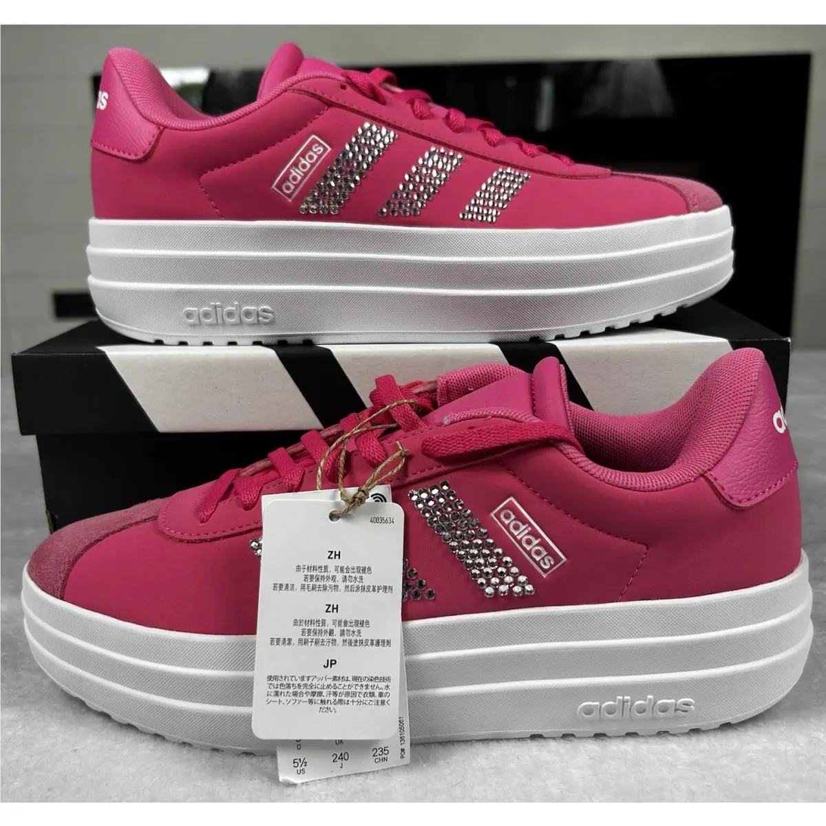Adidas shoes - adidas Vl Court - Court - Pink (UPC: 0197615042560) 0