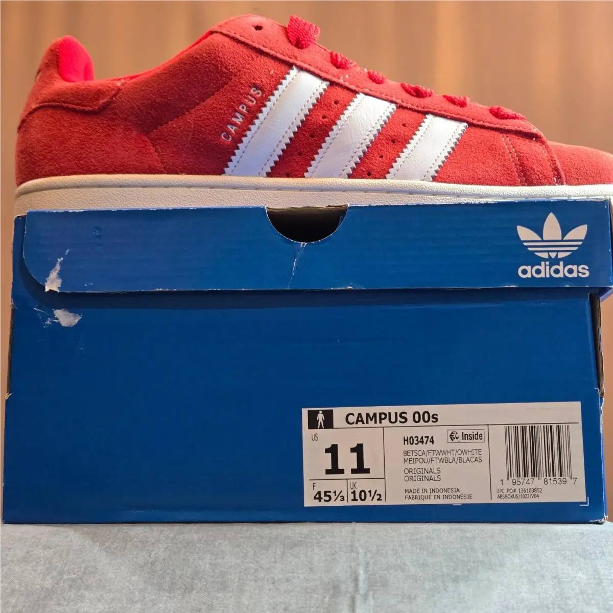 Adidas shoes - adidas Campus 00s - Campus - HO3474 - Red 7