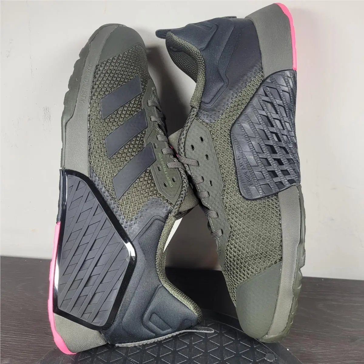 Adidas shoes - Adidas Dropset 3 Trainer - Dropset Trainer - ID8630 - Carbon Black Bright Pink 3