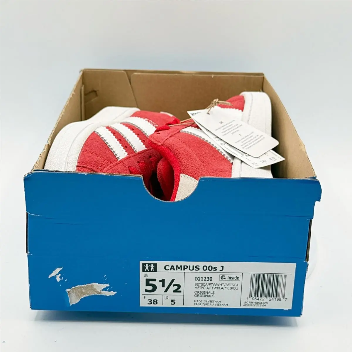 Adidas shoes - Red (UPC: 196472241987) 0