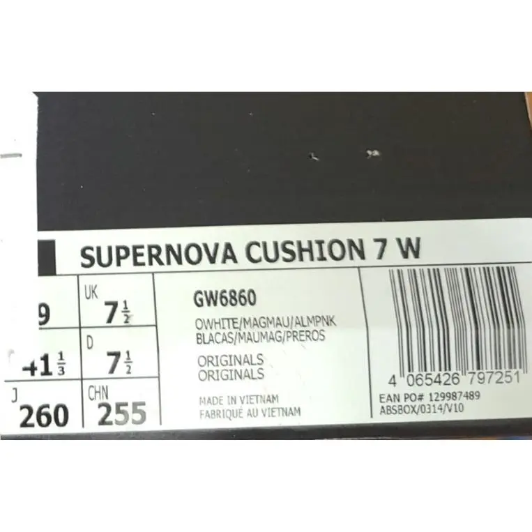 Adidas shoes - adidas Supernova Cushion 7 - Supernova Cushion - GW6860 - Pink (UPC: 4065426797251) 12