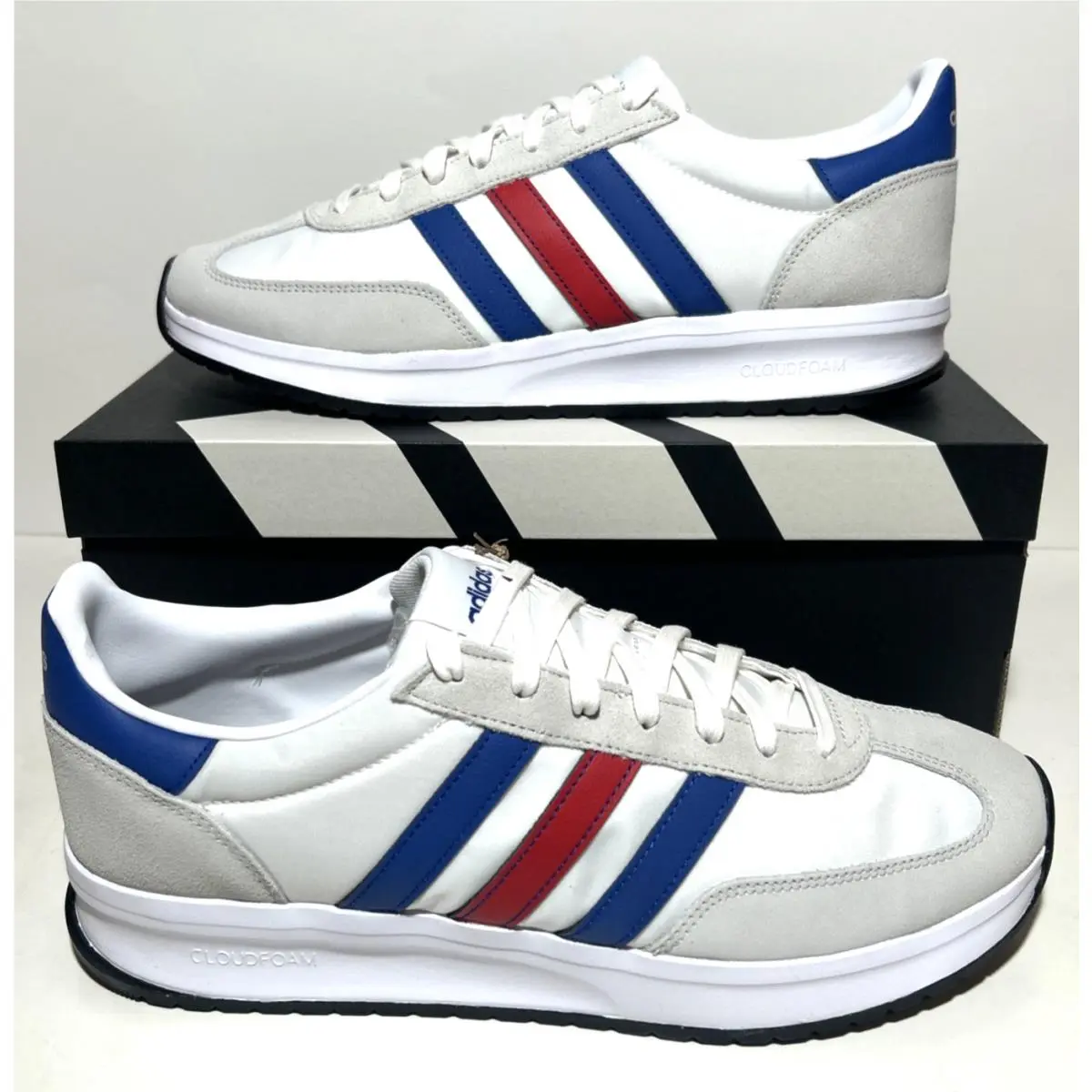 Adidas shoes - adidas Run - Run - Cloud White / Royal Blue / Grey One 3