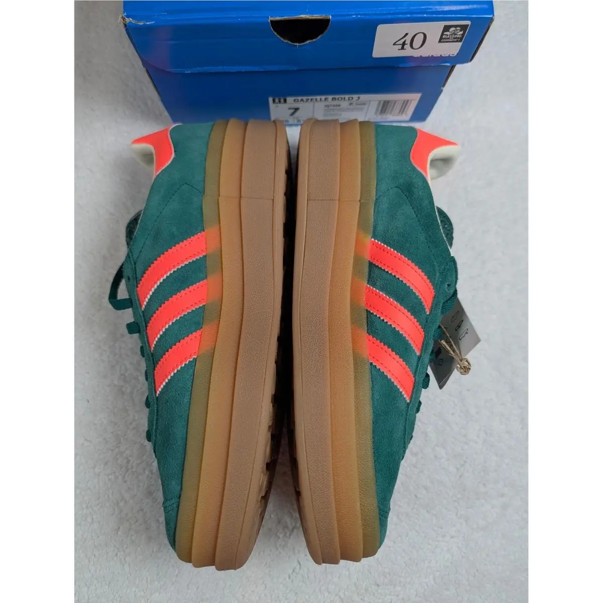 Adidas shoes - adidas Gazelle Bold - Gazelle Bold - Green 3
