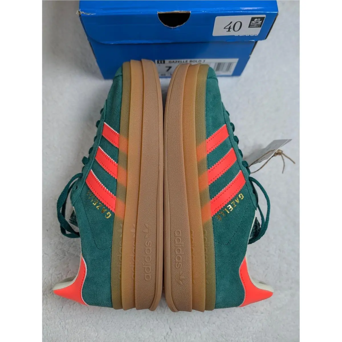 Adidas shoes - adidas Gazelle Bold - Gazelle Bold - Green 4