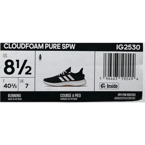 Adidas shoes - adidas Cloudfoam - Cloudfoam - Gray (UPC: 196463592494) 9