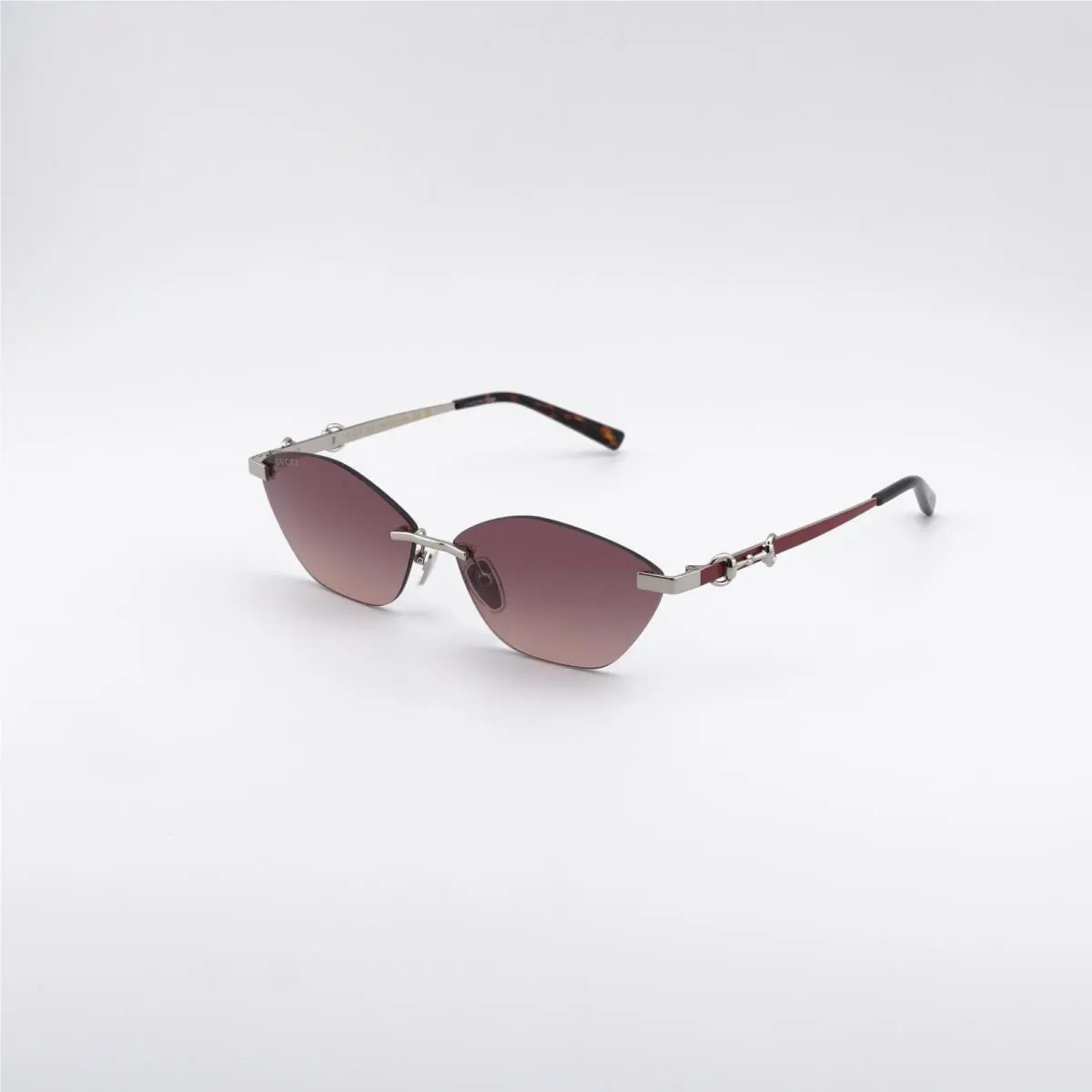 GG2050S 003 Silver/burgundy Gradient 59-13-145 Sunglasses by Gucci