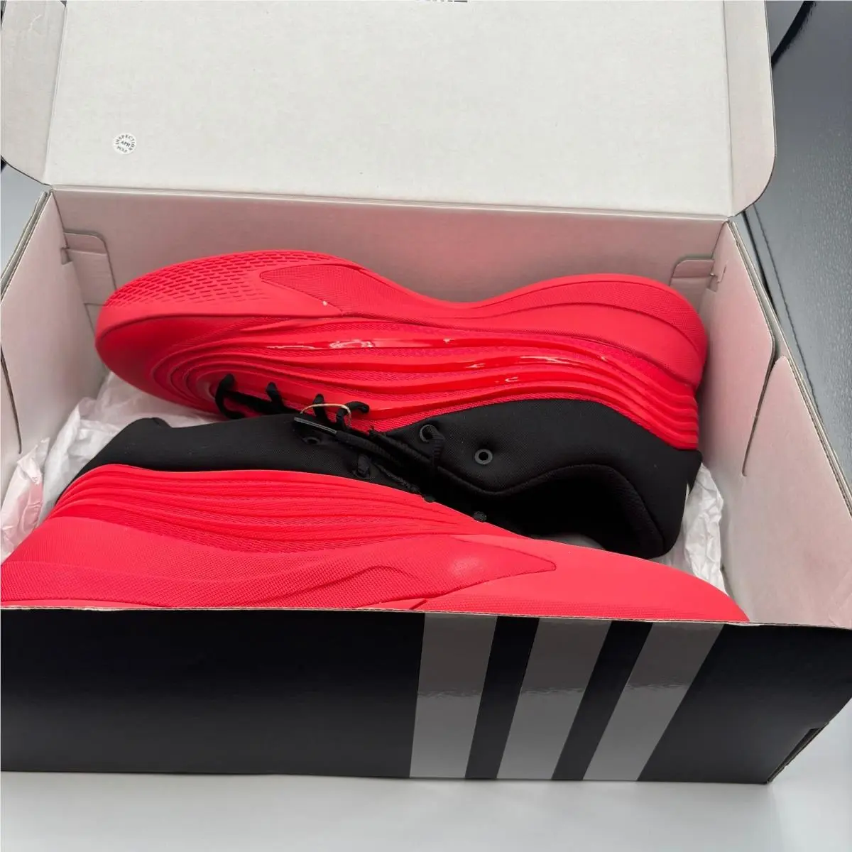 Adidas shoes - Dame 8 EXTPLY - Dame EXTPLY - Red 1