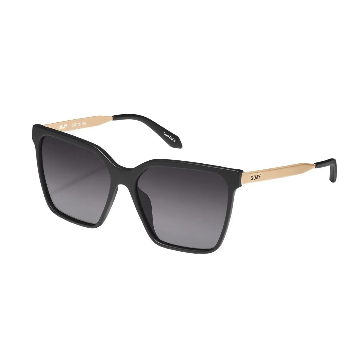 Quay Womens Sunglasses Polarized Square Lenses UV Protection Oversized
