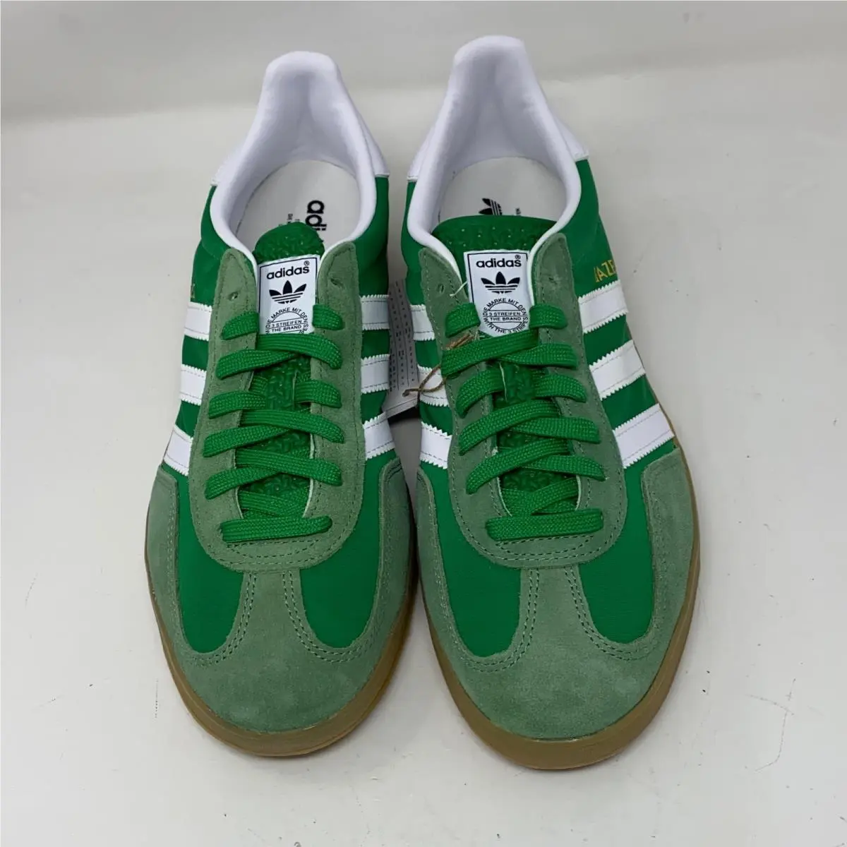 Adidas shoes - adidas Gazelle Indoor IE6605 Green/White Gum Men’s 10.5 US (UPC: 4067888509434) 1