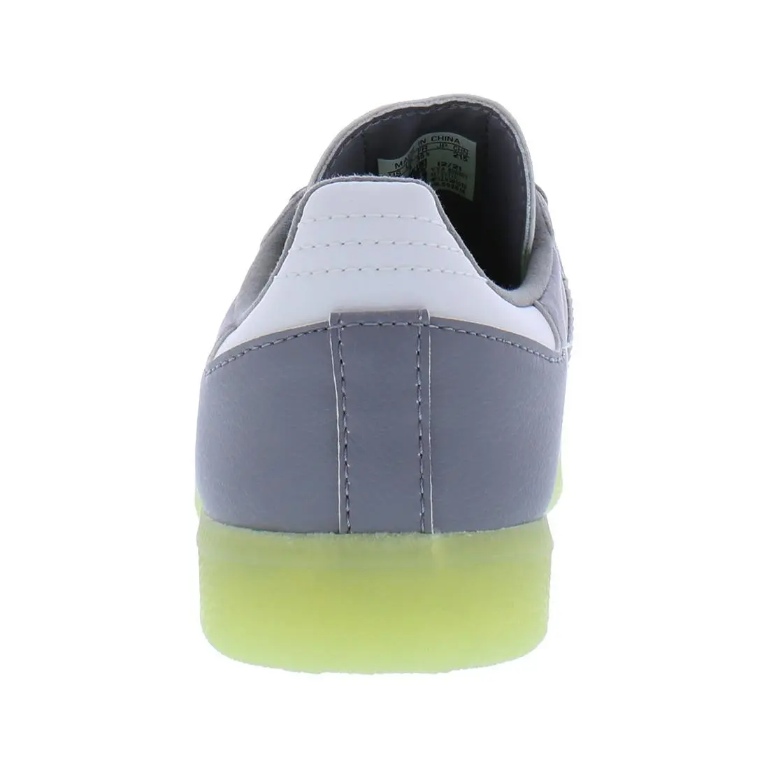 Adidas shoes - Grey Three/Cloud White/Pulse Lime, Main: Grey (UPC: 195733754129) 2