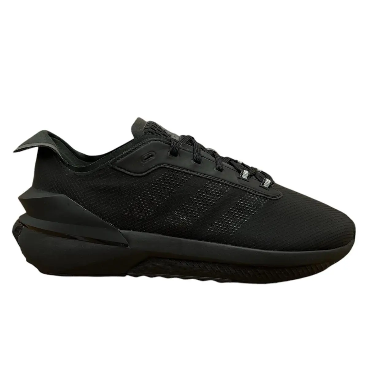 Adidas Avryn Mens Running Shoes Size 11 Solid Black Athletic Sneakers Low Top