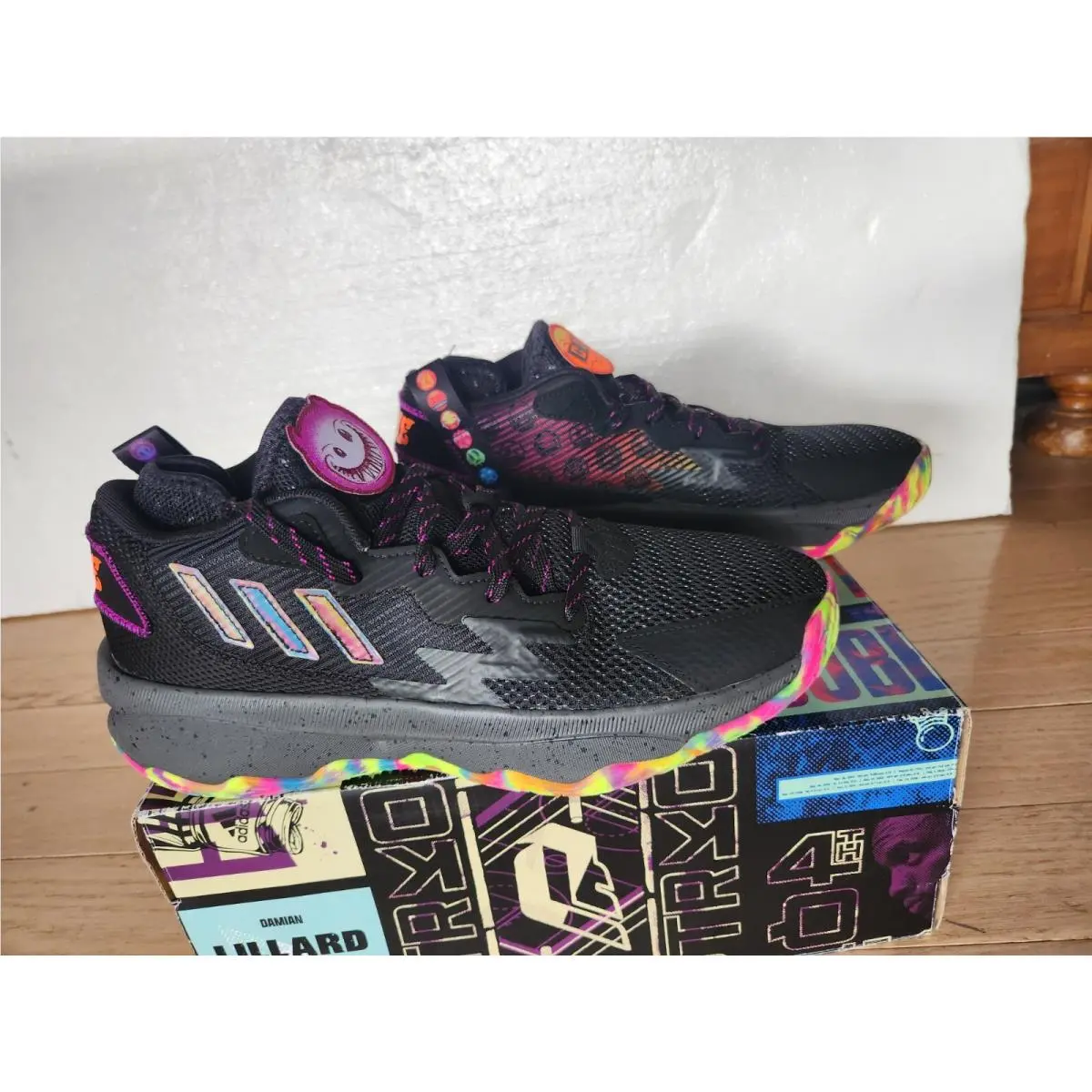 Adidas shoes - adidas Dame 8 - Dame - GW4336 - Black (UPC: 195743515291) 5