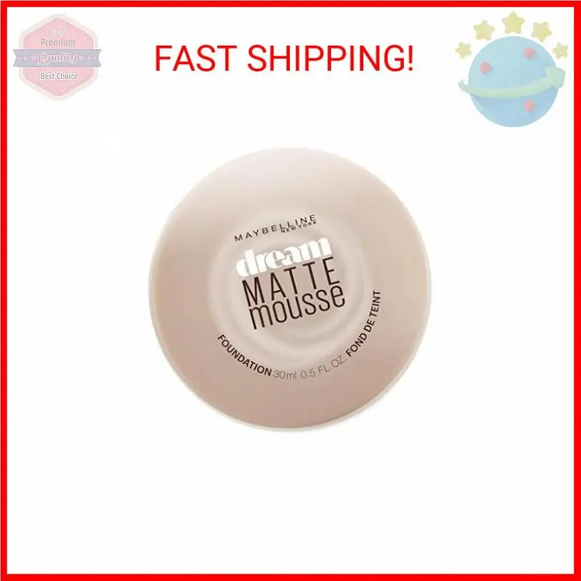 York Dream Matte Mousse Foundation Porcelain Ivory 0.64 oz by Maybelline