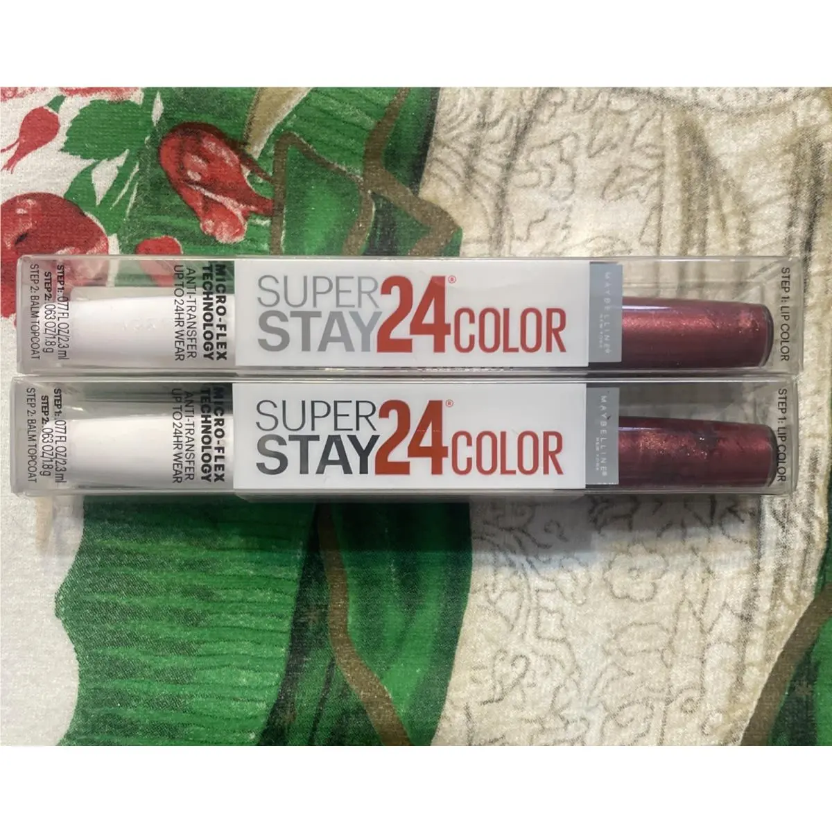 2  Superstay 24 2-Step Liquid Lipstick 930 City Ablaze Nip Htf Disc by Maybelline