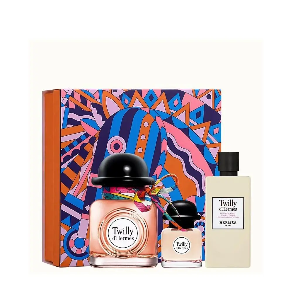Twilly D`hermes Eau de Parfum 3-PCS Gift Set Edp 85ml + 7.5ml + BL 80ml by Hermes