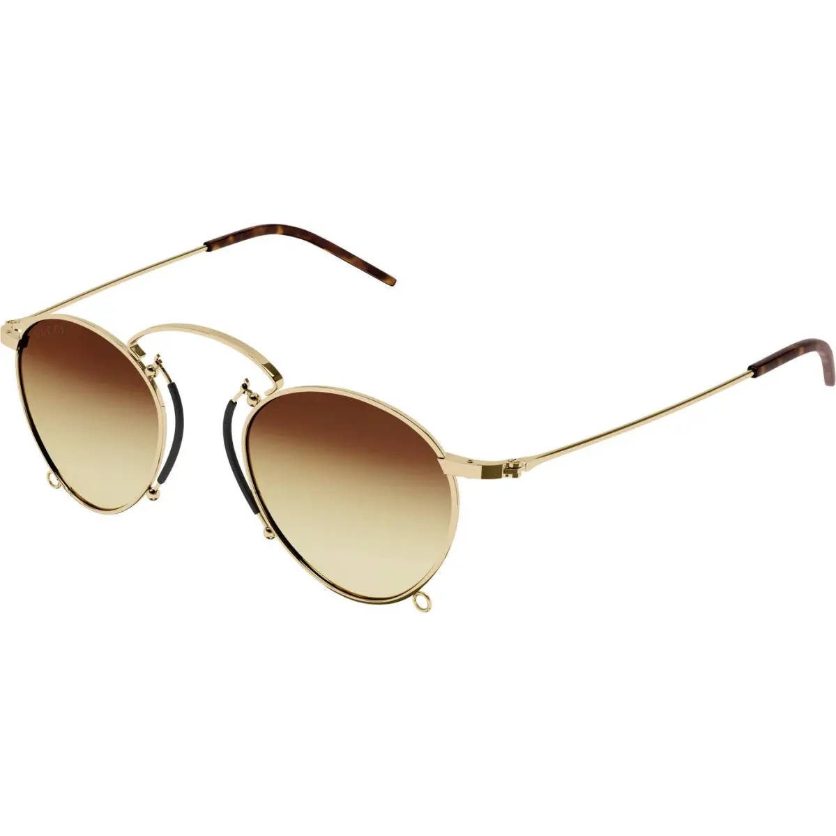 Unisex Pince-nez Chain Sunglasses GG1034S Gold by Gucci