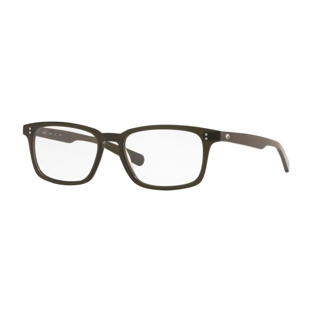 06 S 1004 219 Shiny Crystal Dark Olive 100403 Size 52 Eyeglasses by Costa Del Mar