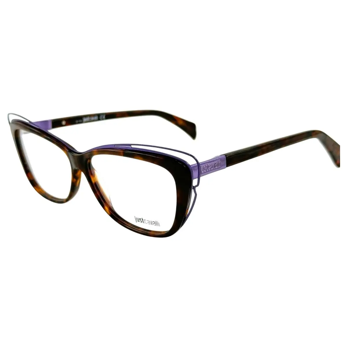 JC0704 Womens Plastic Eyeglass 053 Blonde Havana 55-12 w Case by Just Cavalli