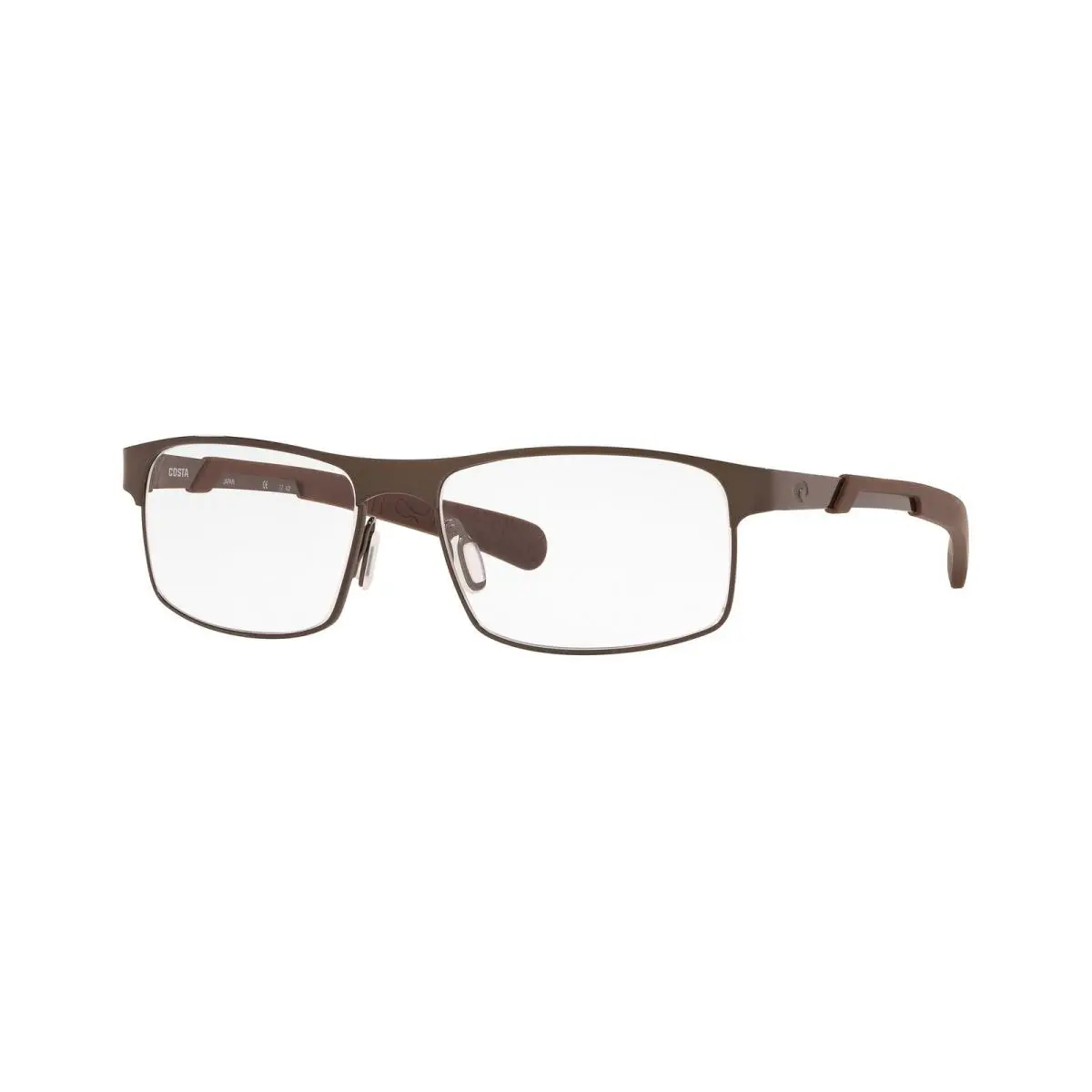 06 S 5005 129 Shiny Dark Brown 500502 Size 53 Eyeglasses by Costa Del Mar